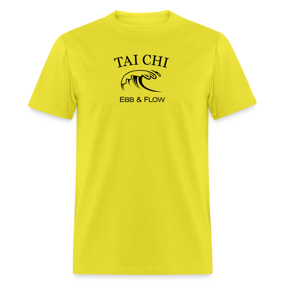 Tai Chi Ebb & Flow Men's T-Shirt - yellow