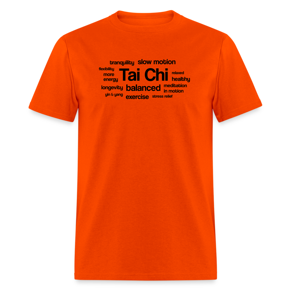 Tai Chi Health Benefits Men's T-Shirt - orange