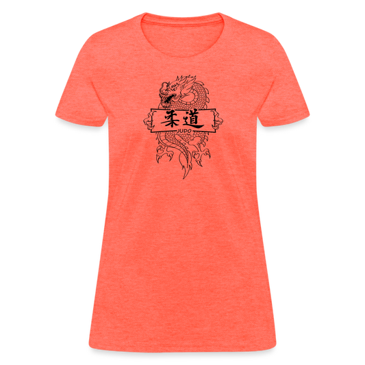 Dragon Judo Women's T-Shirt - heather coral