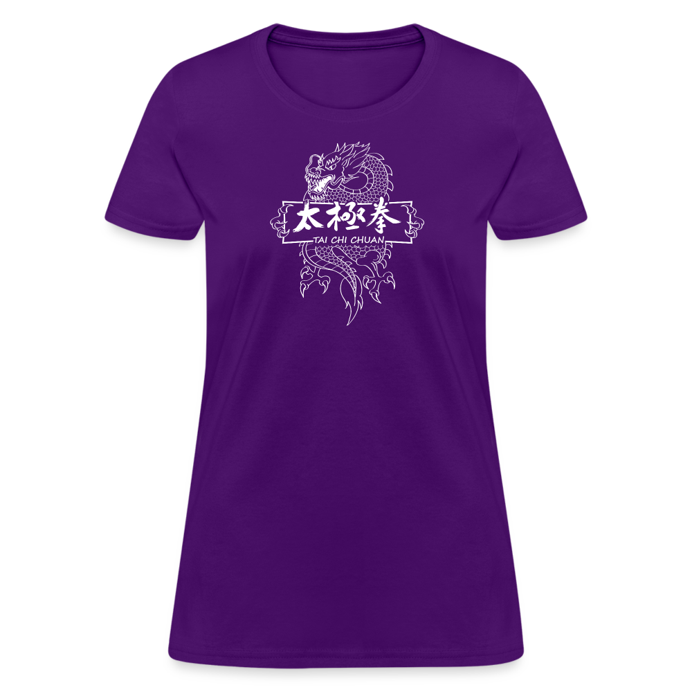 Dragon Tai Chi Chuan Women's T-Shirt - purple