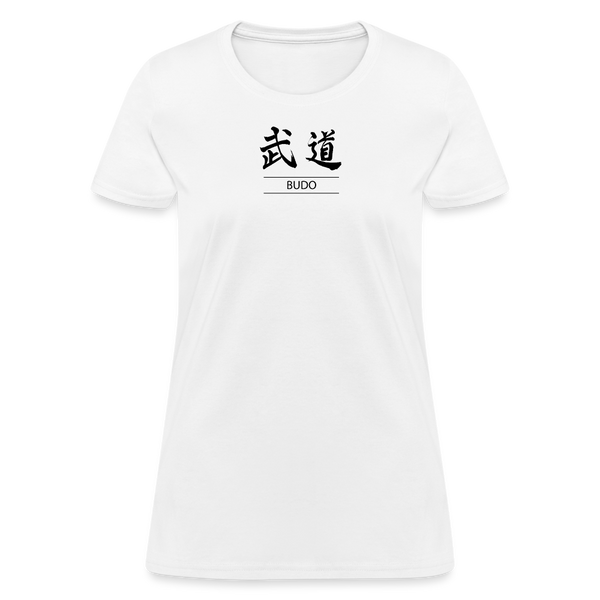 Budo Kanji Women's T-Shirt - white