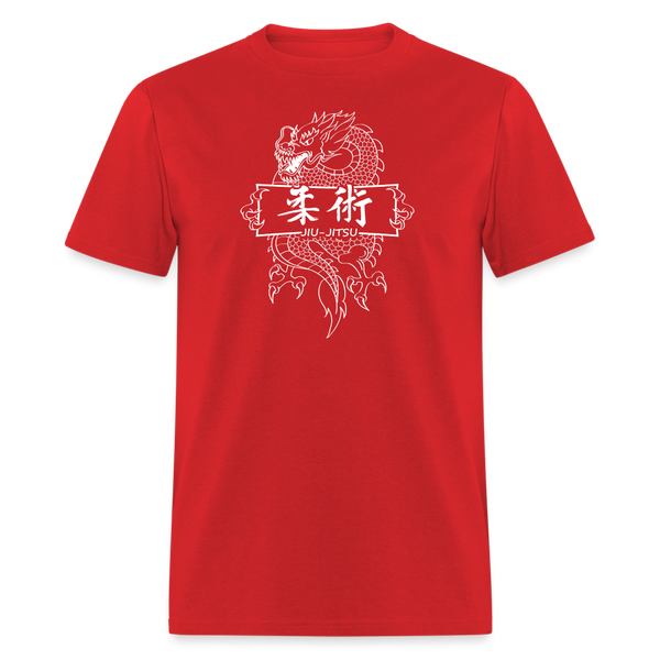 Dragon Jiu-Jitsu Men's T-Shirt - red