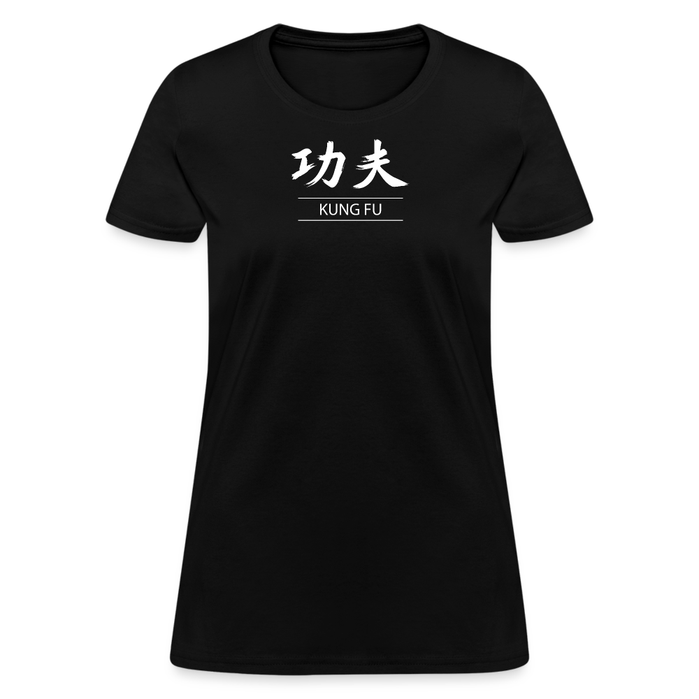 Kung Fu Kanji Women's T-Shirt - black