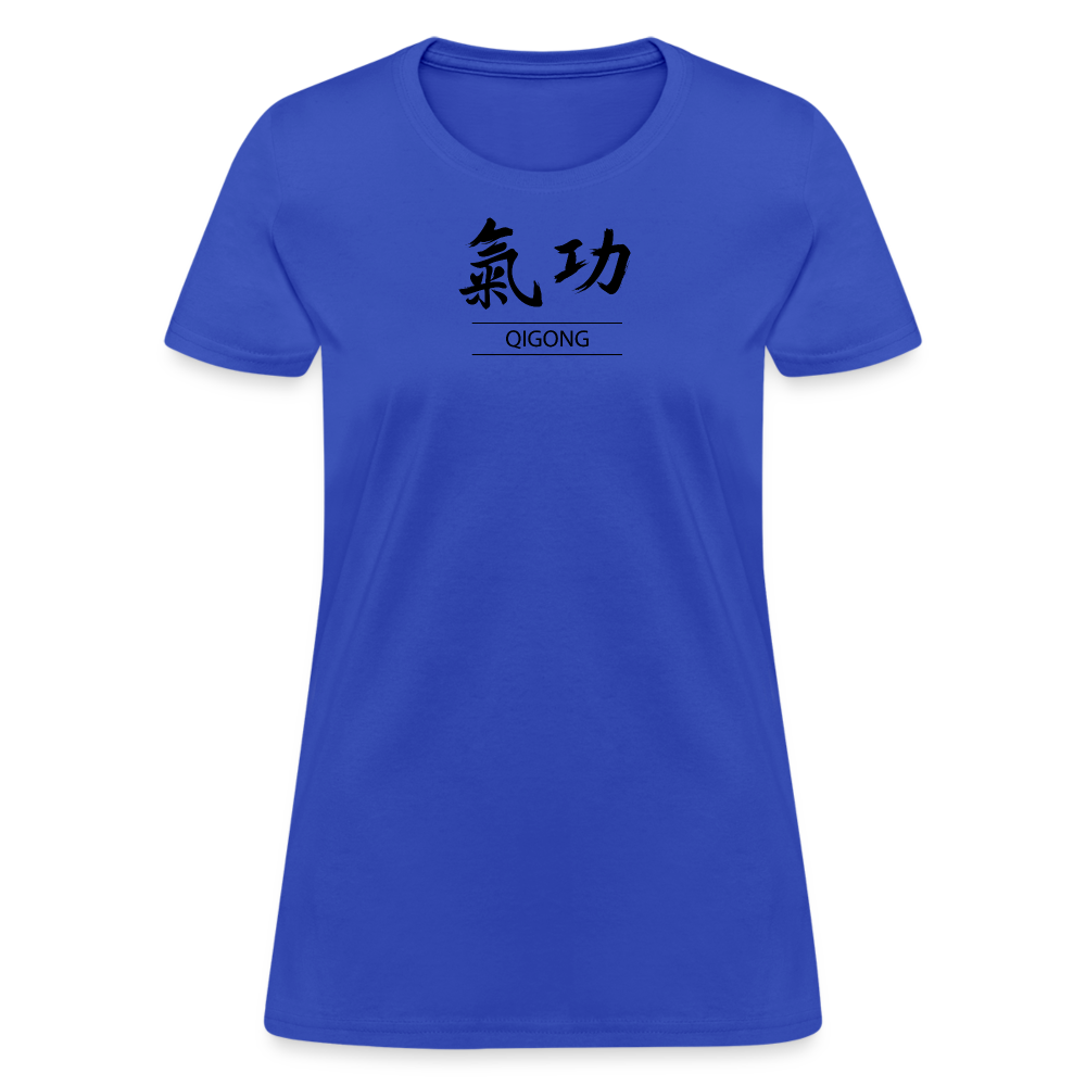 Qigong Kanji Women's T-Shirt - royal blue