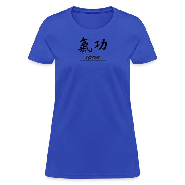 Qigong Kanji Women's T-Shirt - royal blue