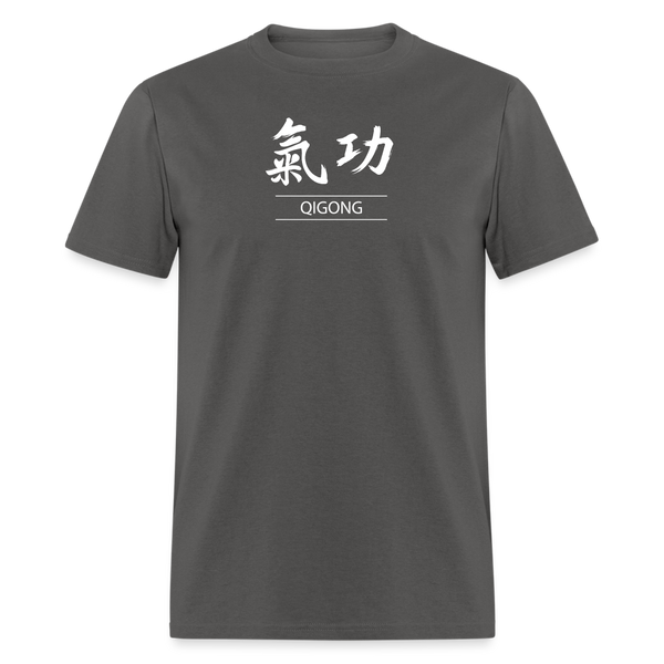 Qigong Kanji Men's T-Shirt - charcoal