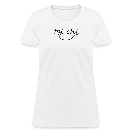 Tai Chi Smile Women's T-Shirt - white