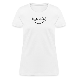 Tai Chi Smile Women's T-Shirt - white