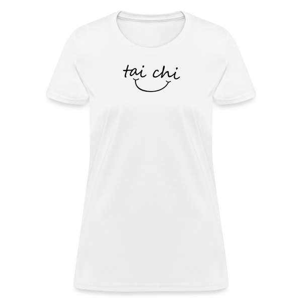 Tai Chi Smile Women's T-Shirt - white