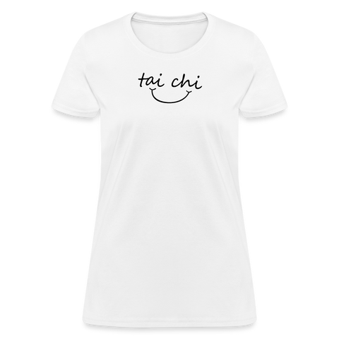 Tai Chi Smile Women's T-Shirt - white