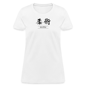 Jiu-Jitsu Kanji Women's T-Shirt - white