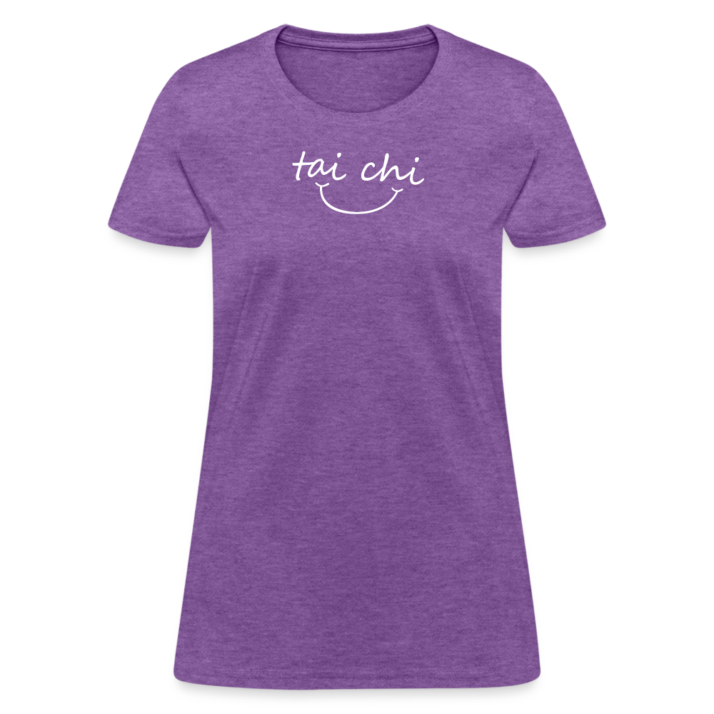 Tai Chi Smile Women's T-Shirt - purple heather