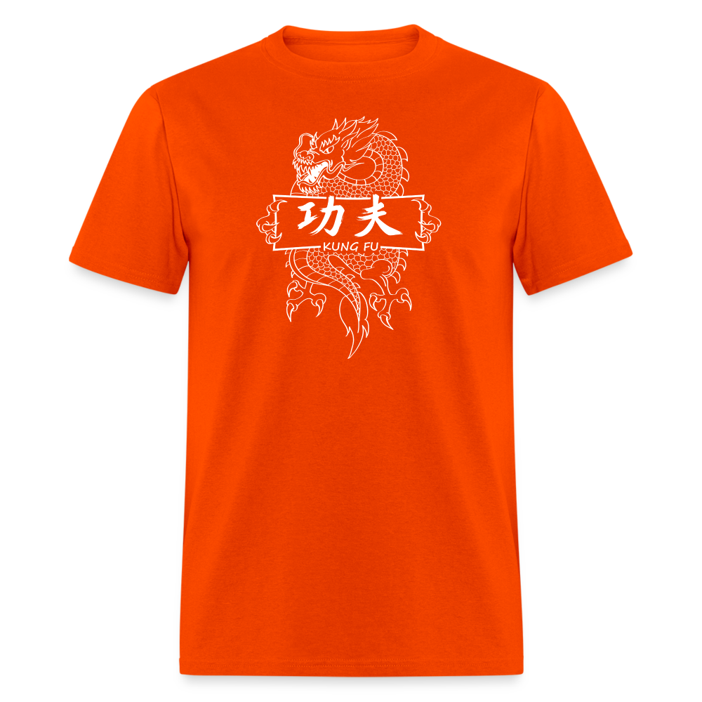 Dragon Kung Fu Men's T-Shirt - orange