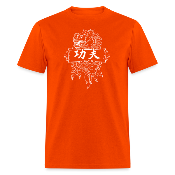 Dragon Kung Fu Men's T-Shirt - orange