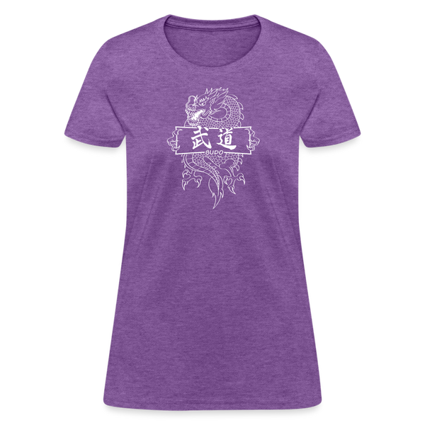 Dragon Budo Women's T-Shirt - purple heather