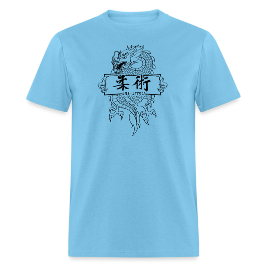 Dragon Jiu-Jitsu Men's T-Shirt - aquatic blue