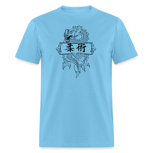 Dragon Jiu-Jitsu Men's T-Shirt - aquatic blue