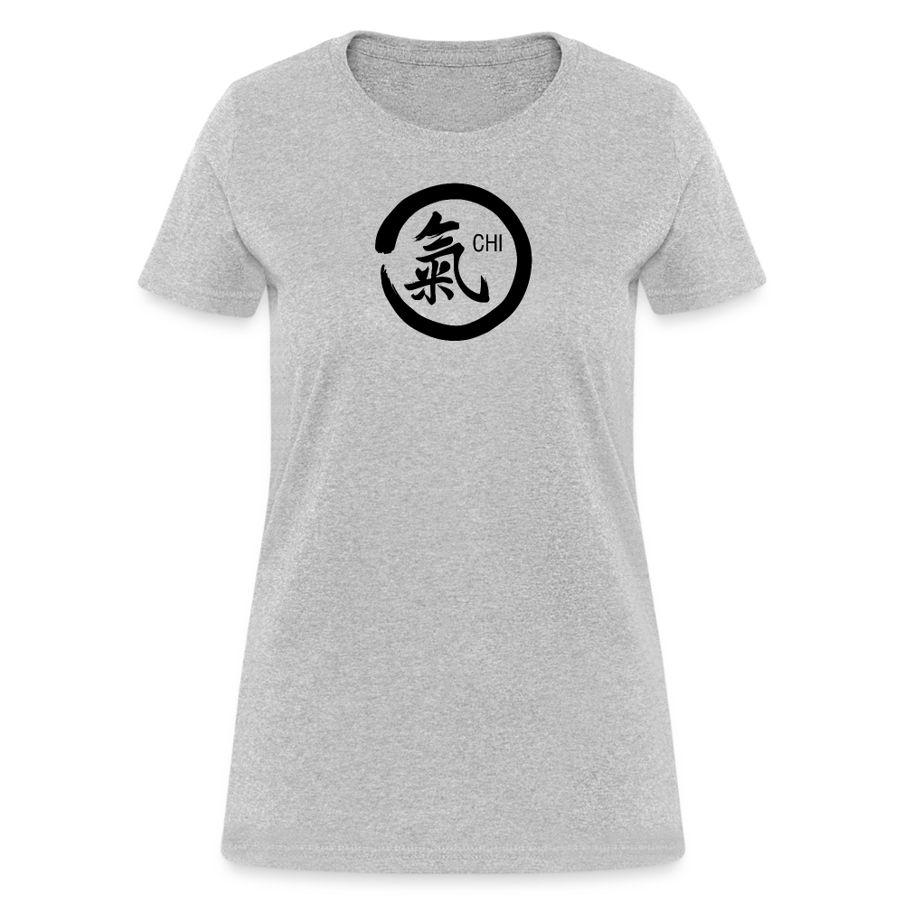 Chi Kanji Women's T Shirt - heather gray