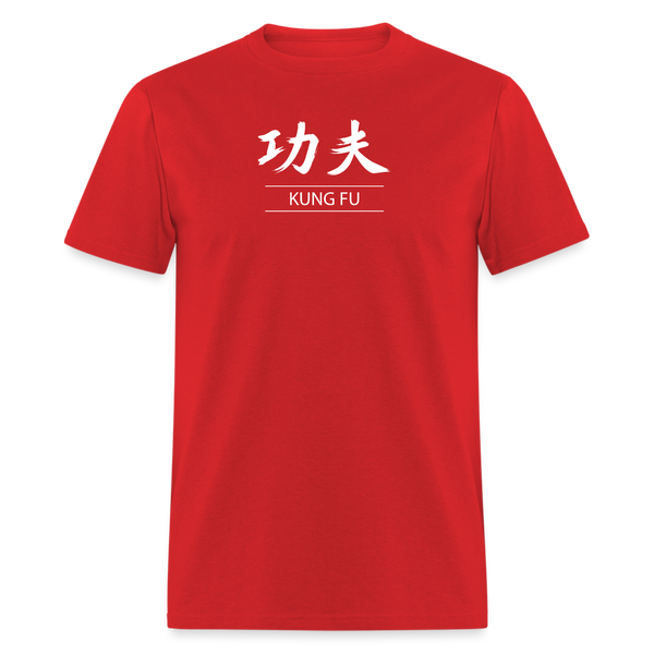 Kung Fu Kanji Men's T-Shirt - red