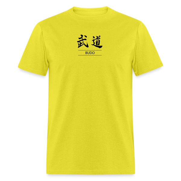 Budo Kanji Men's T-Shirt - yellow