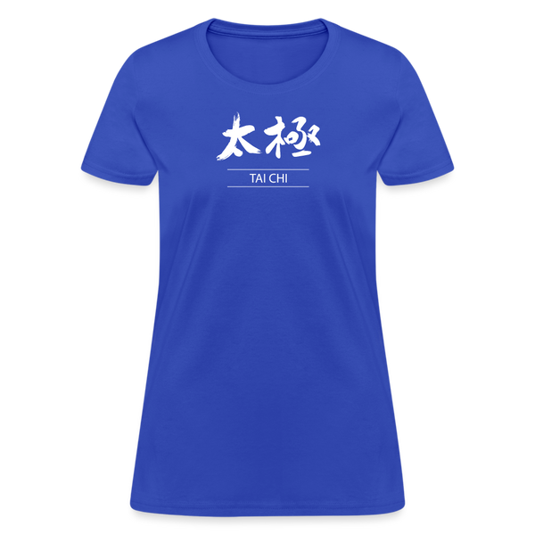 Tai Chi Kanji Women's T-Shirt - royal blue