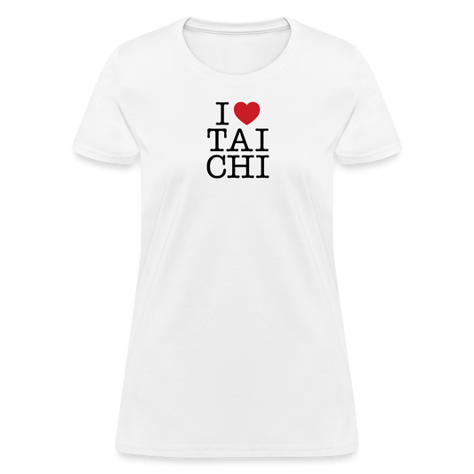 I Love Tai Chi Women's T-Shirt - white