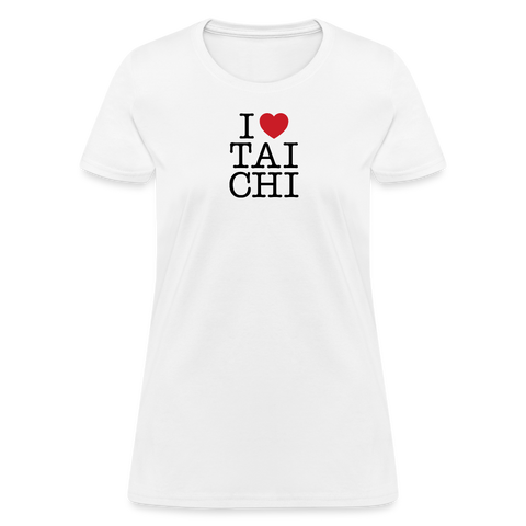 I Love Tai Chi Women's T-Shirt - white