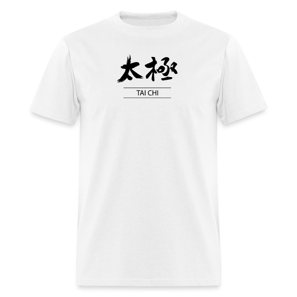 Tai Chi Kanji Men's T-Shirt - white