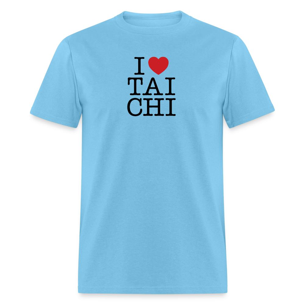 I Love Tai Chi Men's T-Shirt - aquatic blue