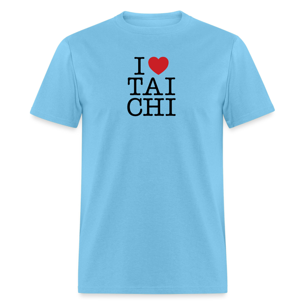 I Love Tai Chi Men's T-Shirt - aquatic blue