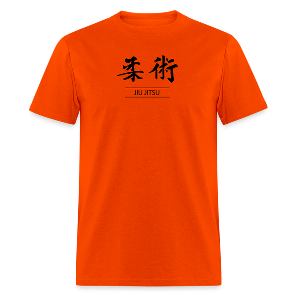 Jiu-Jitsu Kanji Men's T-Shirt - orange