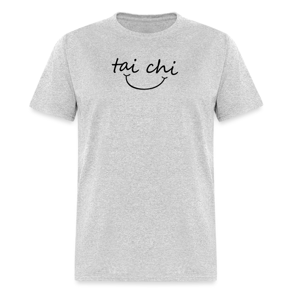 Tai Chi Smile Men's T-Shirt - heather gray