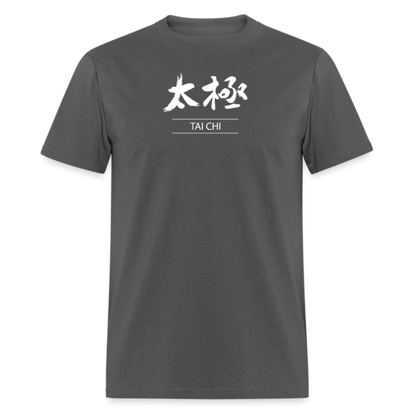 Tai Chi Kanji Men's T-Shirt - charcoal