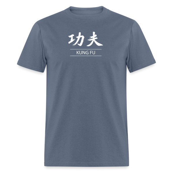 Kung Fu Kanji Men's T-Shirt - denim