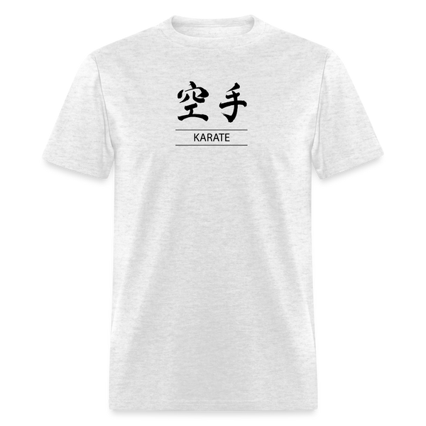 Karate Kanji Men's T-Shirt - light heather gray