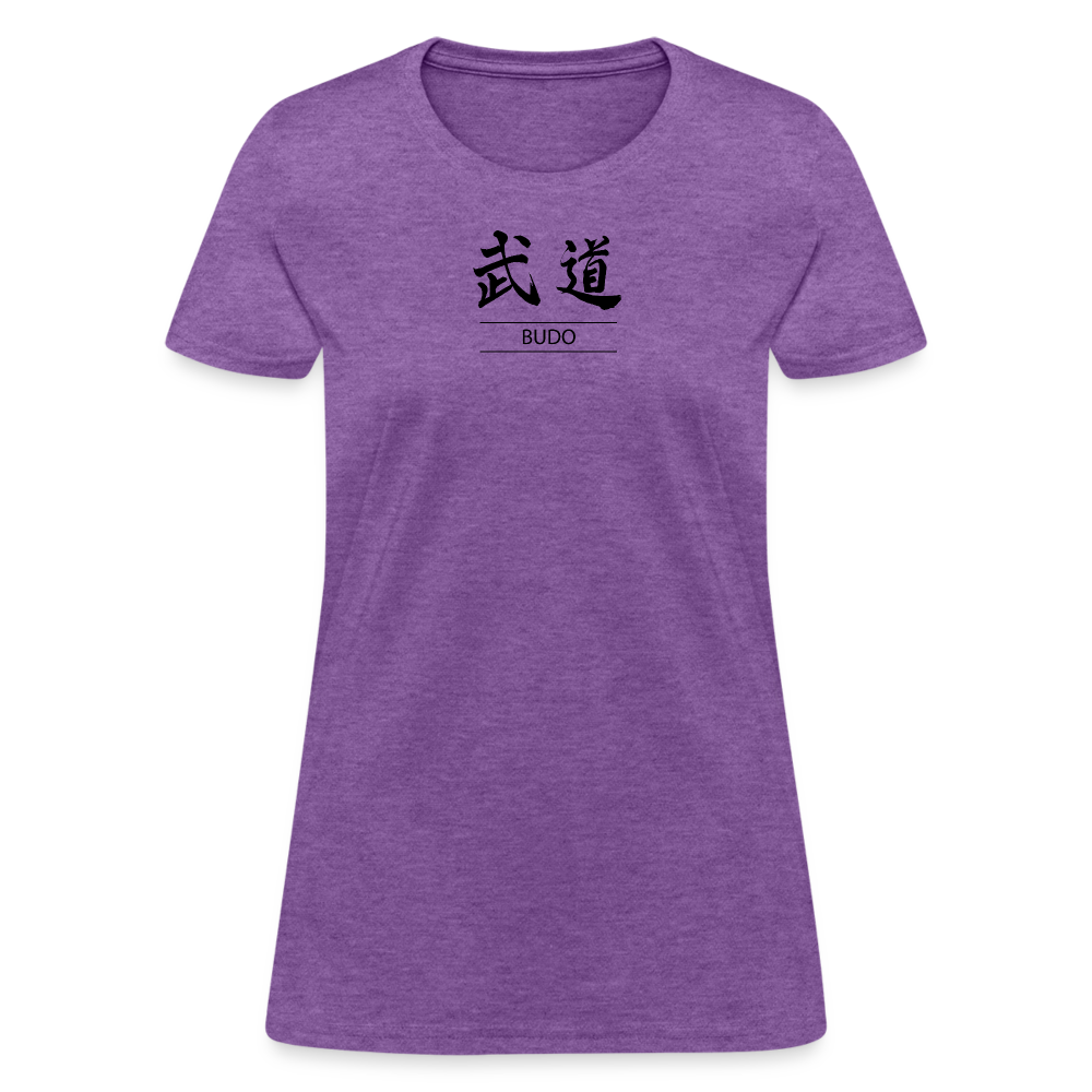 Budo Kanji Women's T-Shirt - purple heather