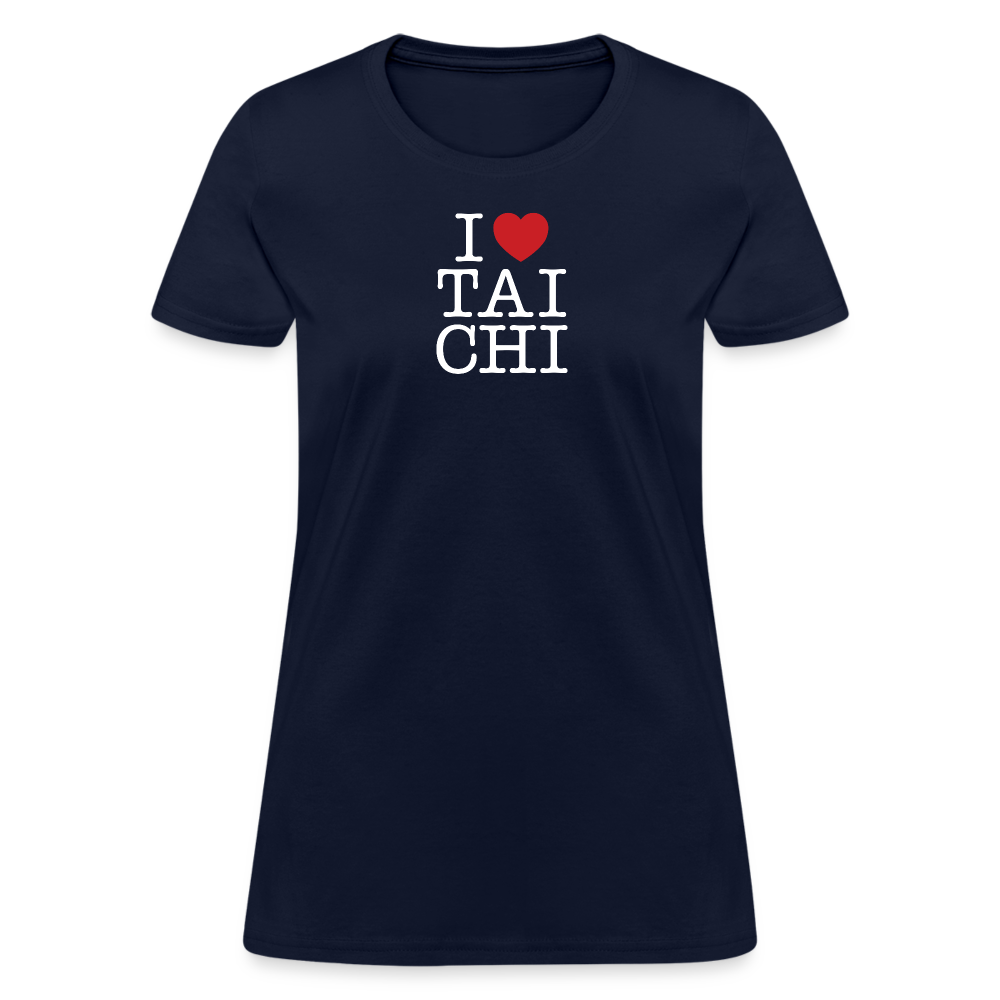 I Love Tai Chi Women's T-Shirt - navy