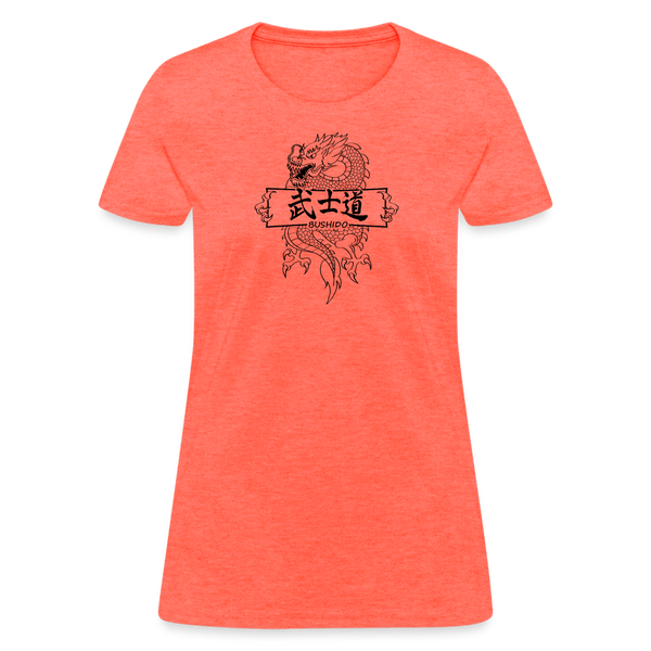 Dragon Bushido Women's T-Shirt - heather coral