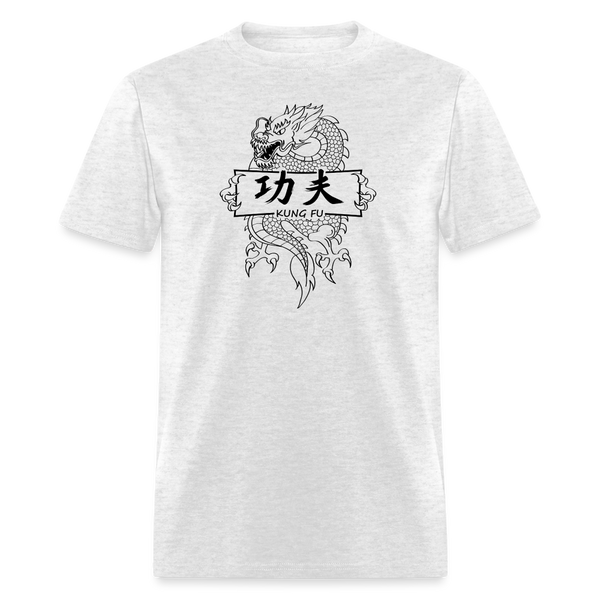 Dragon Kung Fu Men's T-Shirt - light heather gray