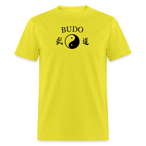 Budo Yin and Yang Men's T-Shirt - yellow