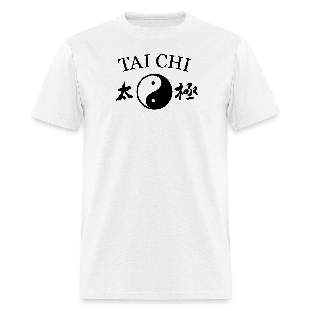 Tai Chi Yin and Yang Men's T-Shirt - white