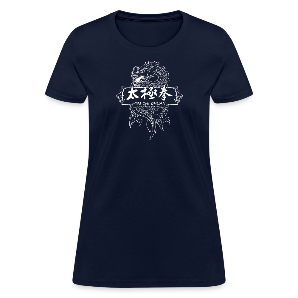 Dragon Tai Chi Chuan Women's T-Shirt - navy