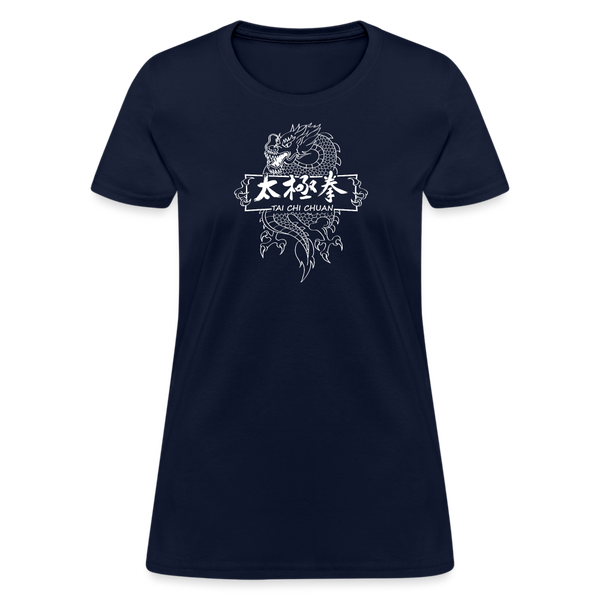 Dragon Tai Chi Chuan Women's T-Shirt - navy