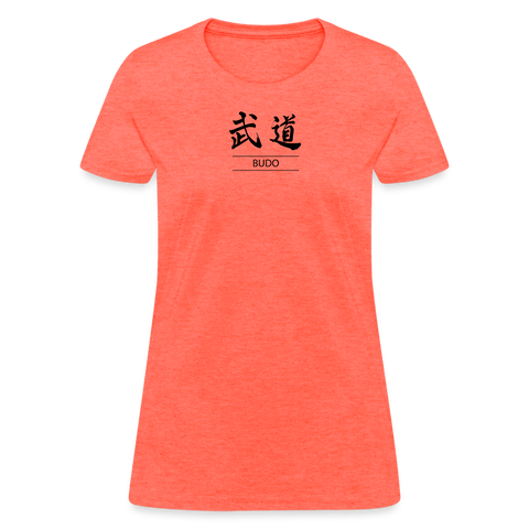 Budo Kanji Women's T-Shirt - heather coral