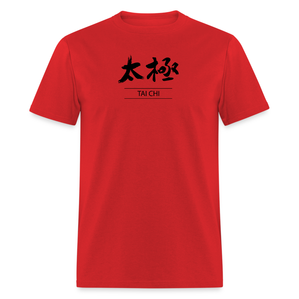 Tai Chi Kanji Men's T-Shirt - red