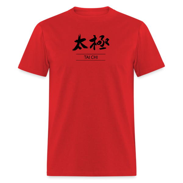 Tai Chi Kanji Men's T-Shirt - red