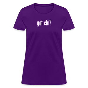 Got Chi? Women's T-Shirt - purple