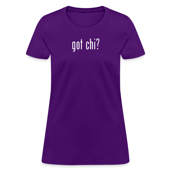 Got Chi? Women's T-Shirt - purple