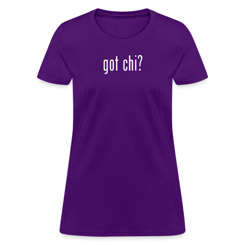 Got Chi? Women's T-Shirt - purple