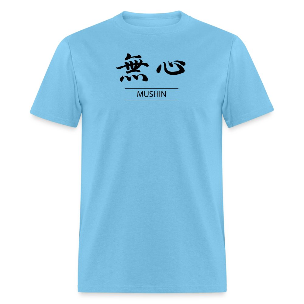 Mushin Kanji Men's T-Shirt - aquatic blue